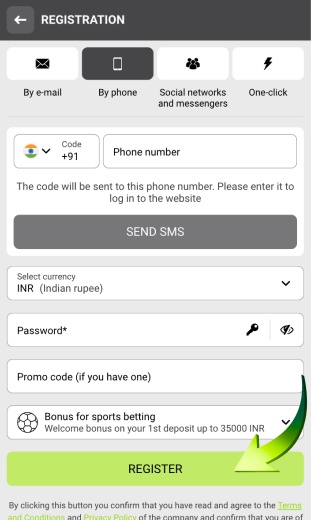 complete app registration