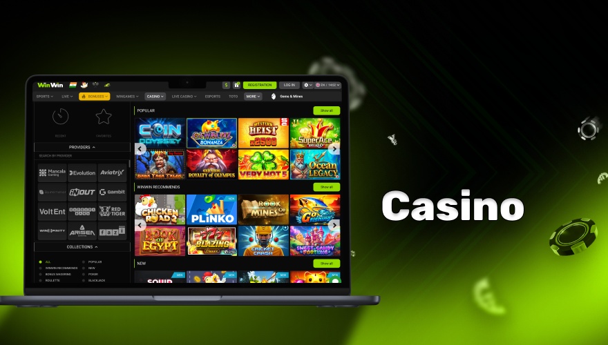 casino games at WinWin platform
